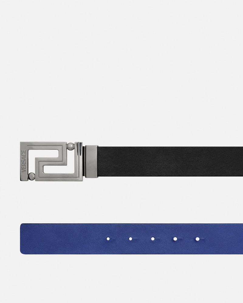 VERSACE Greca Leather Reversible Belt 3.5 cm outlook