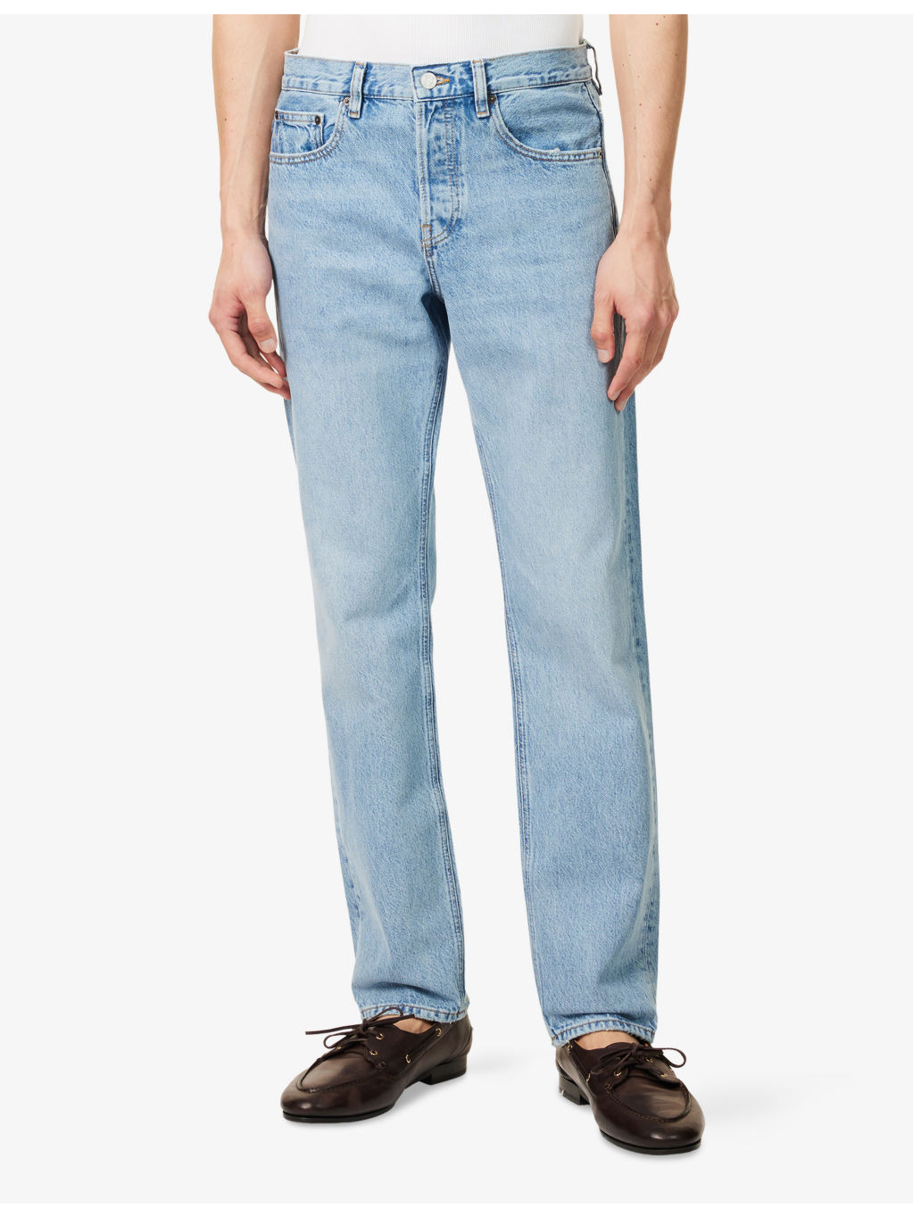 The Straight regular-fit stretch-denim jeans - 3