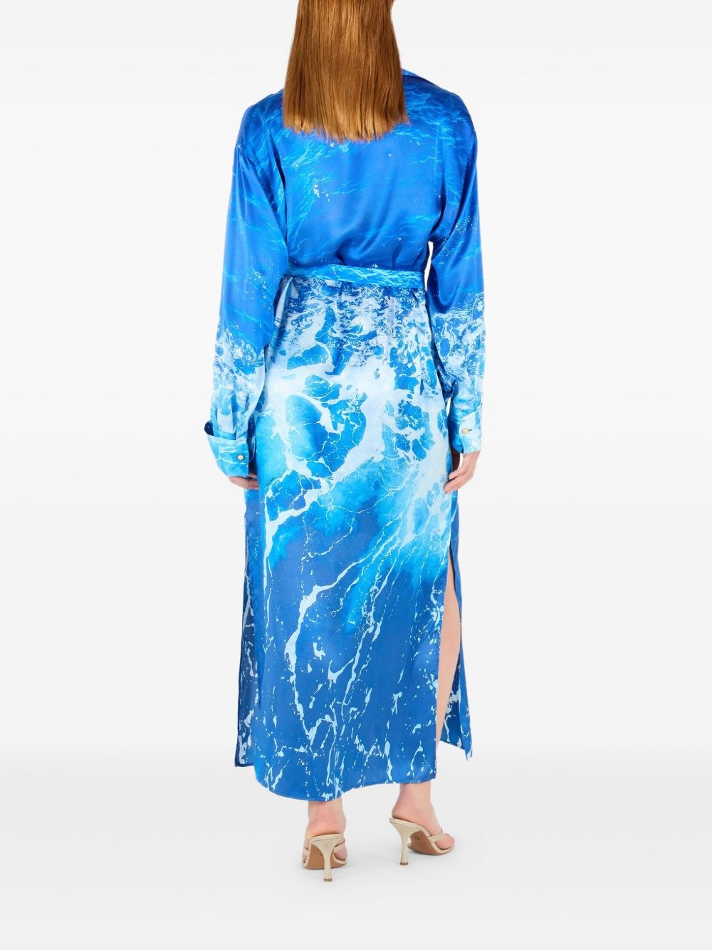 abstract-print midi dress - 4