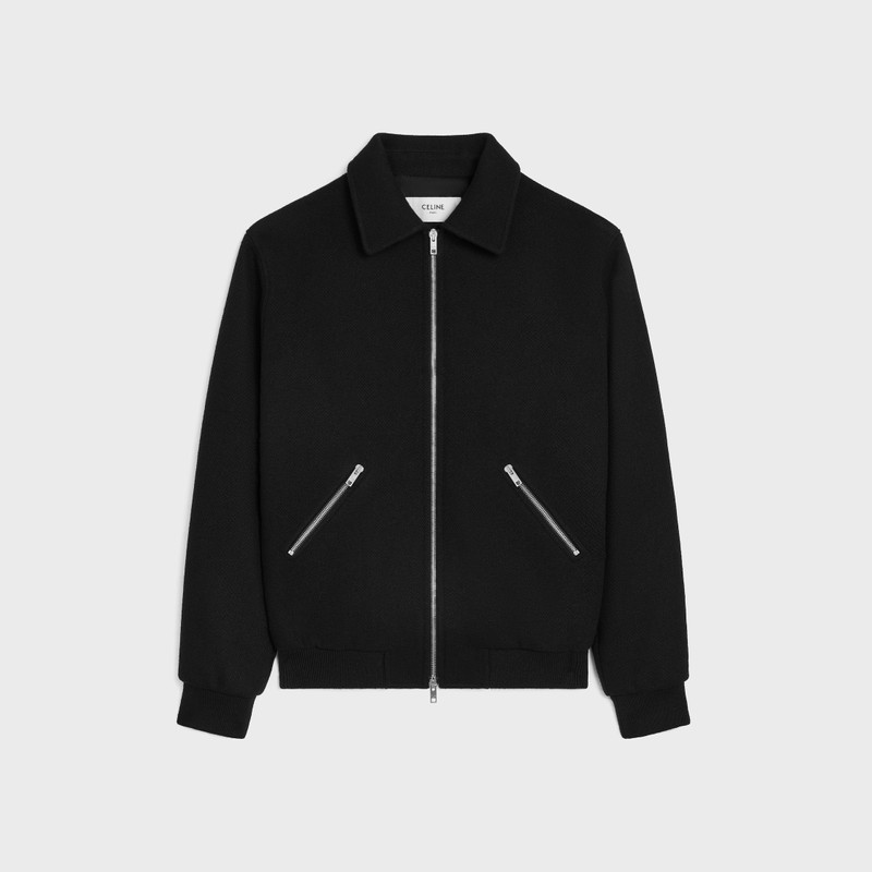 teddy jacket IN TEXTURED WOOL 1
