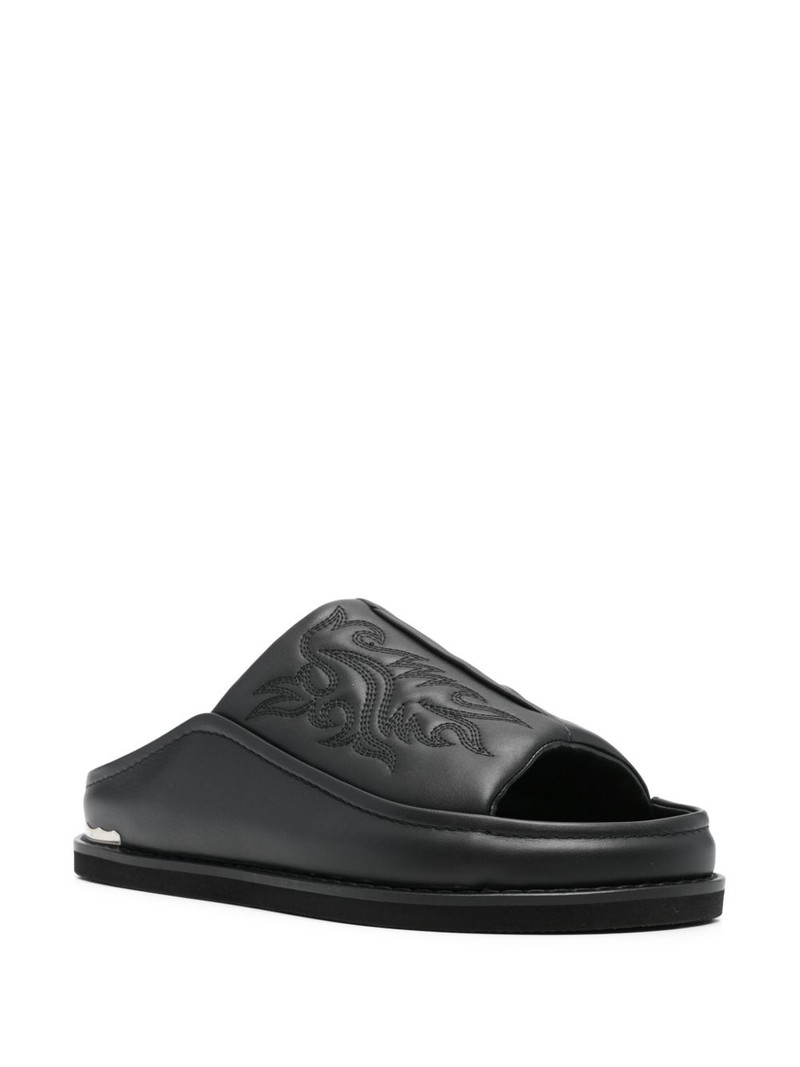 TOGA VIRILIS embroidered sandals outlook