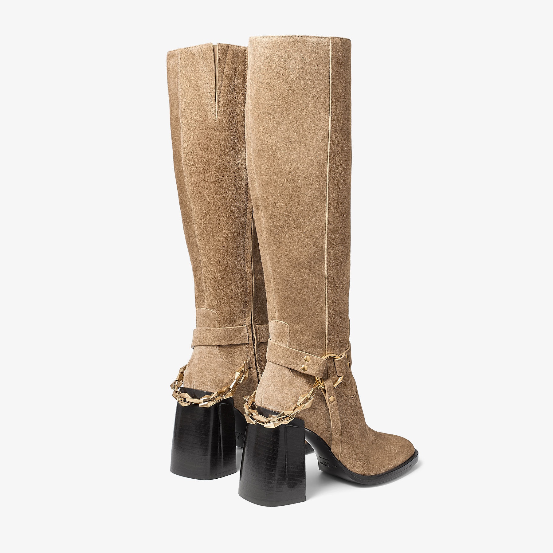 Isabelle Knee Boot 95
Rattan Velvet Suede Knee-High Boots - 4