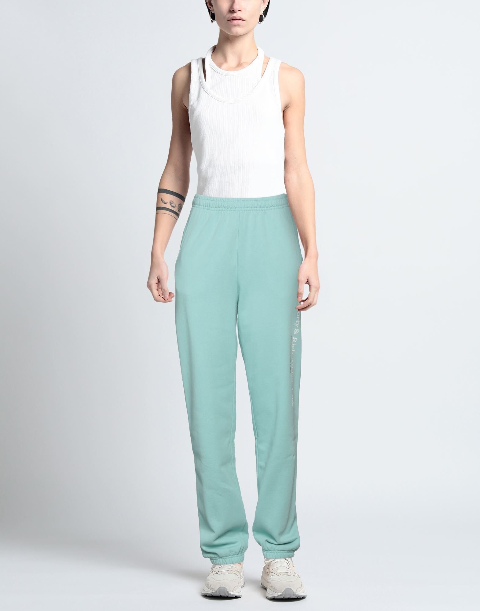 Turquoise Women's Casual Pants - 2