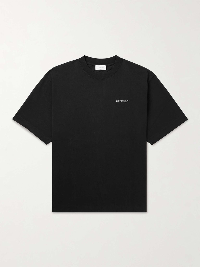 Lunar Arrow Logo-Print Cotton-Jersey T-Shirt - 1