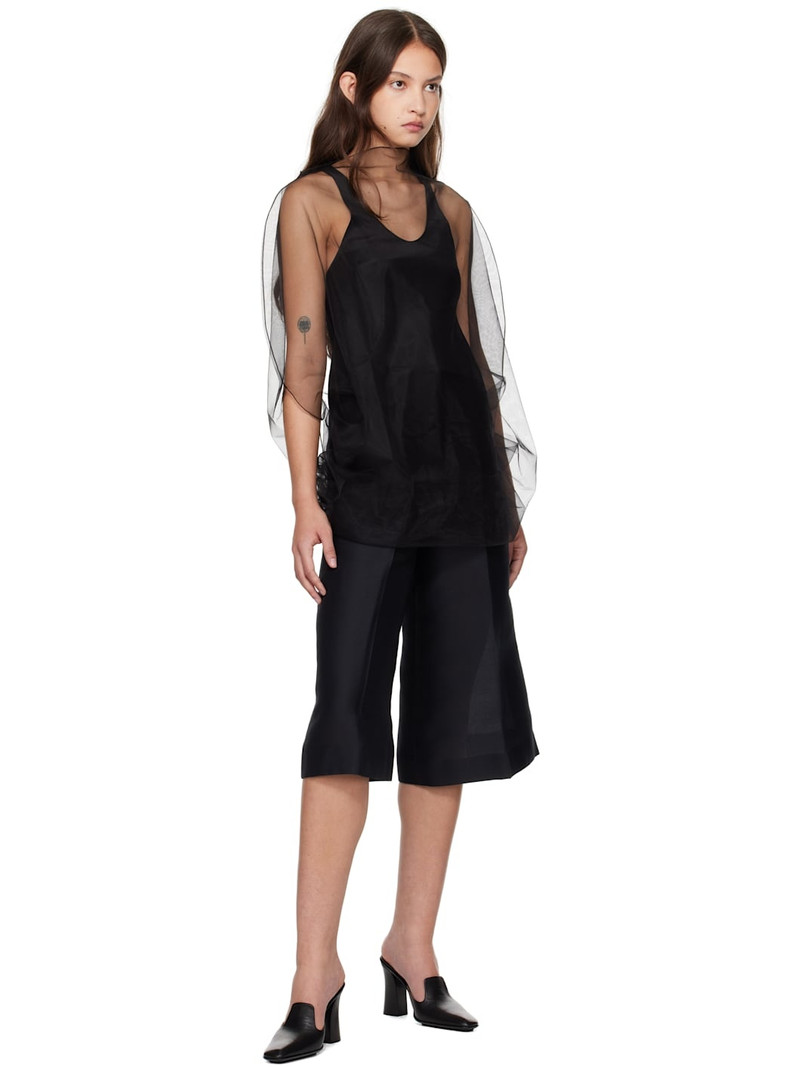 GIA STUDIOS Black Corine Shorts outlook