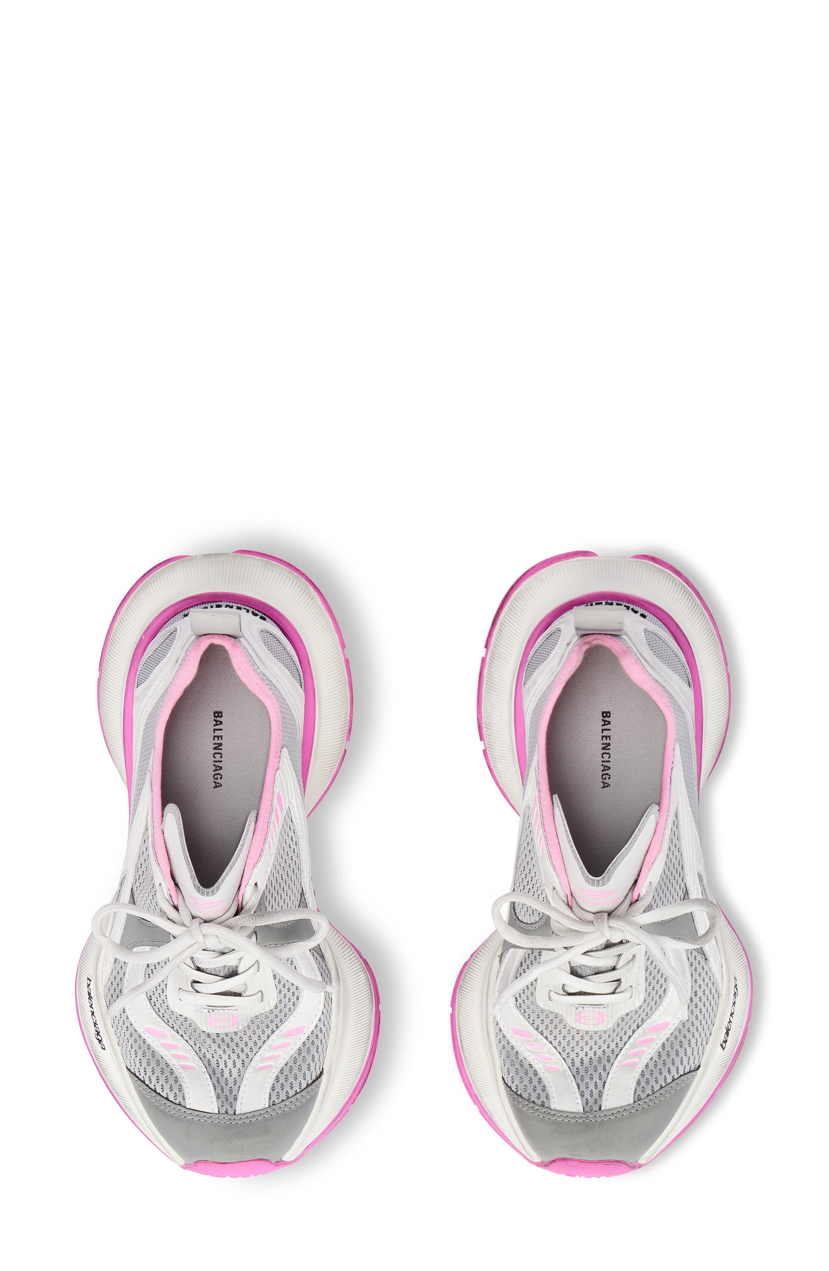 Balenciaga Circuit Sneaker in Grey/Pink at Nordstrom - 4
