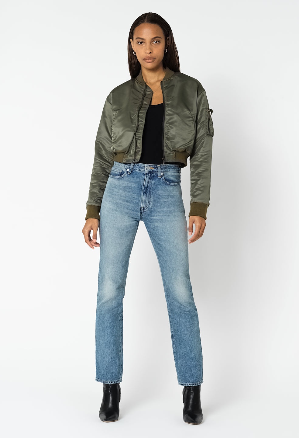 HUNTER CROPPED BOMBER - 3