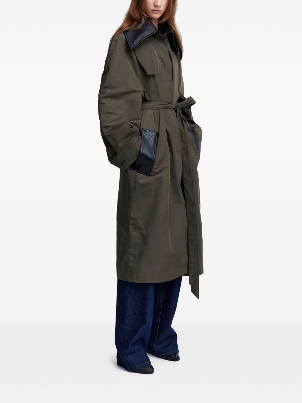 Beech single-breasted coat - 3