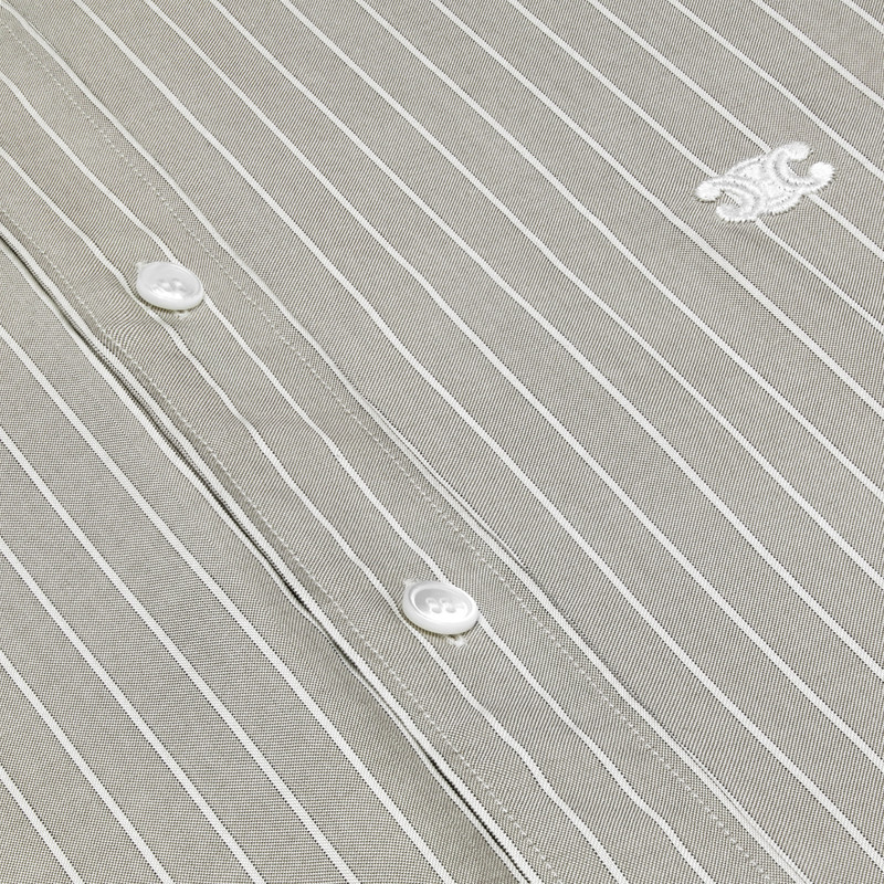 loose carnaby shirt in striped silk 4