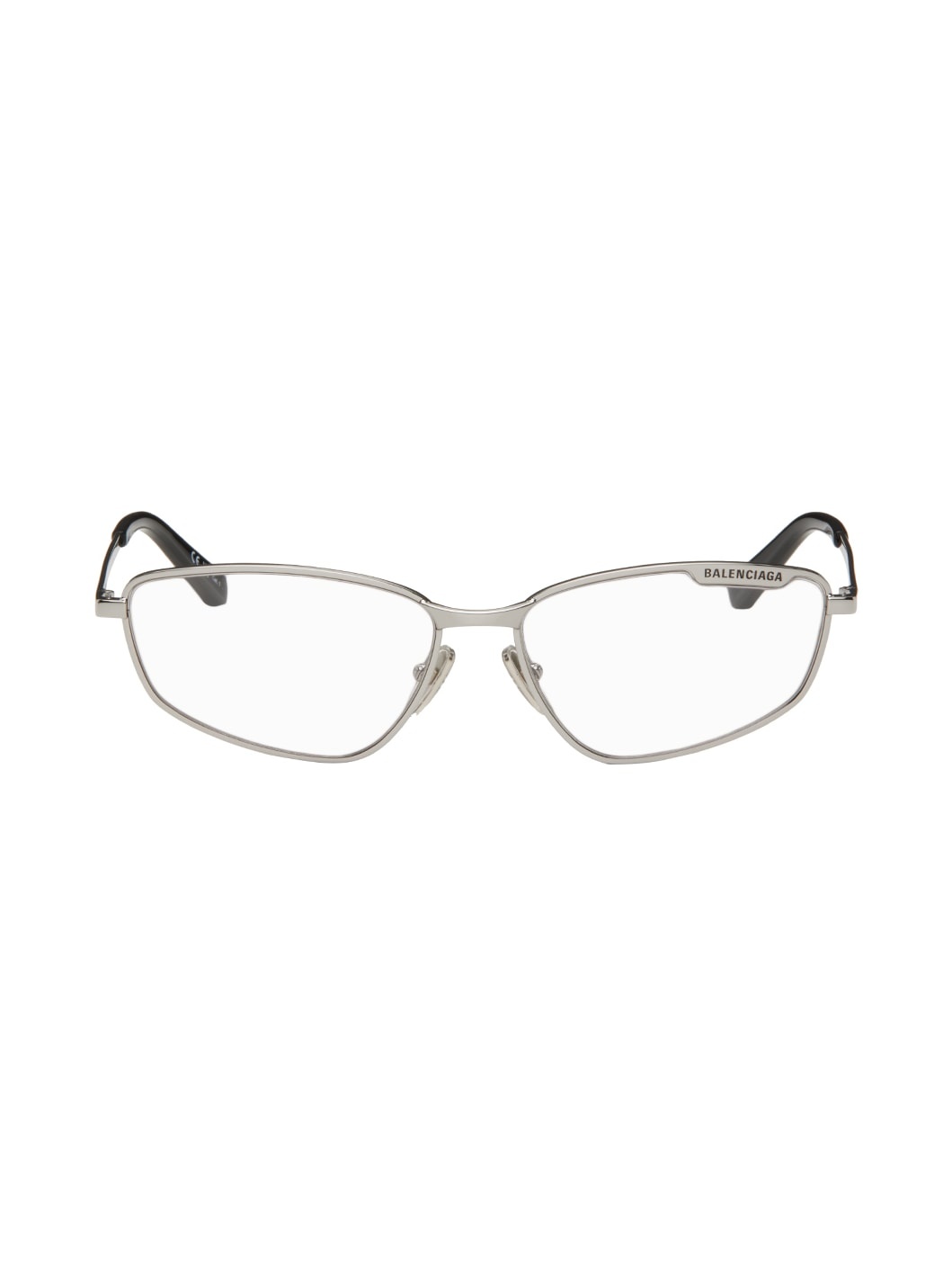 Silver Rectangular Glasses - 1