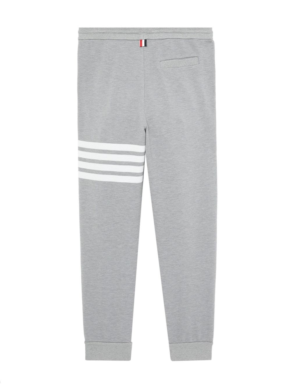 Ottoman rib 4-Bar stripe track pants - 6