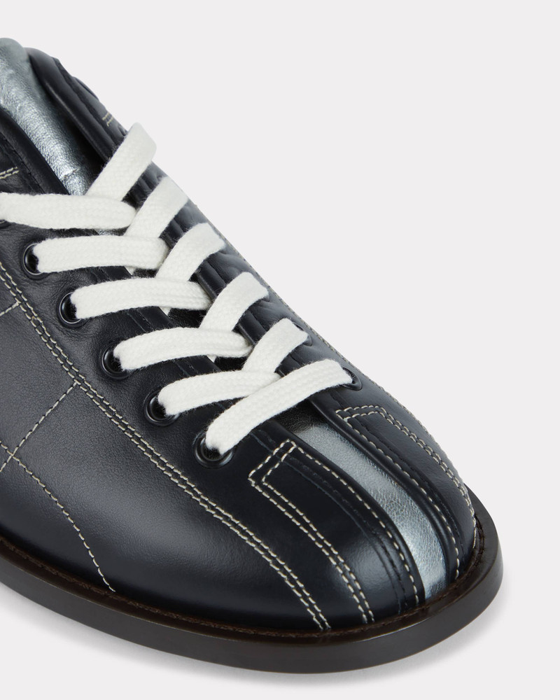 'KENZO Striker' bowling derbies in leather 4