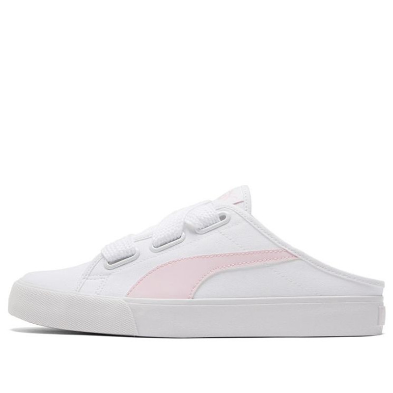 (WMNS) PUMA Bari Mule Ribbon Casual Skateboarding Shoes White Pink 382331-04 - 1