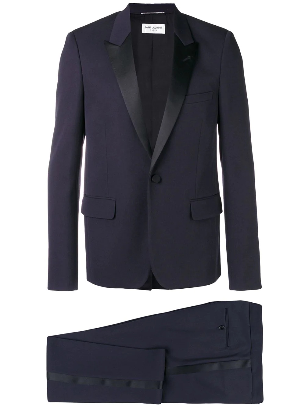 peaked lapel two piece suit - 1