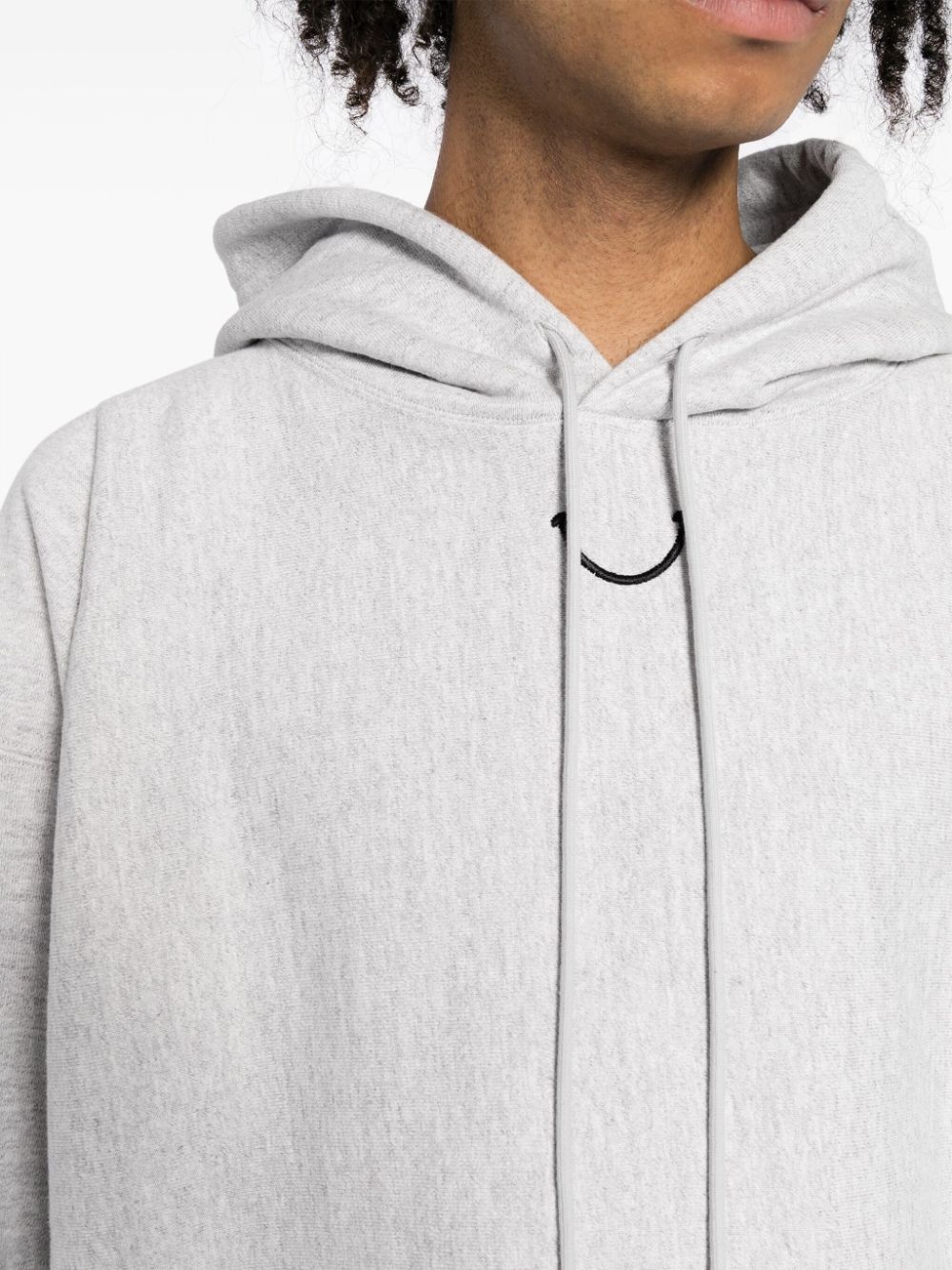 Smile logo-print hoodie - 5