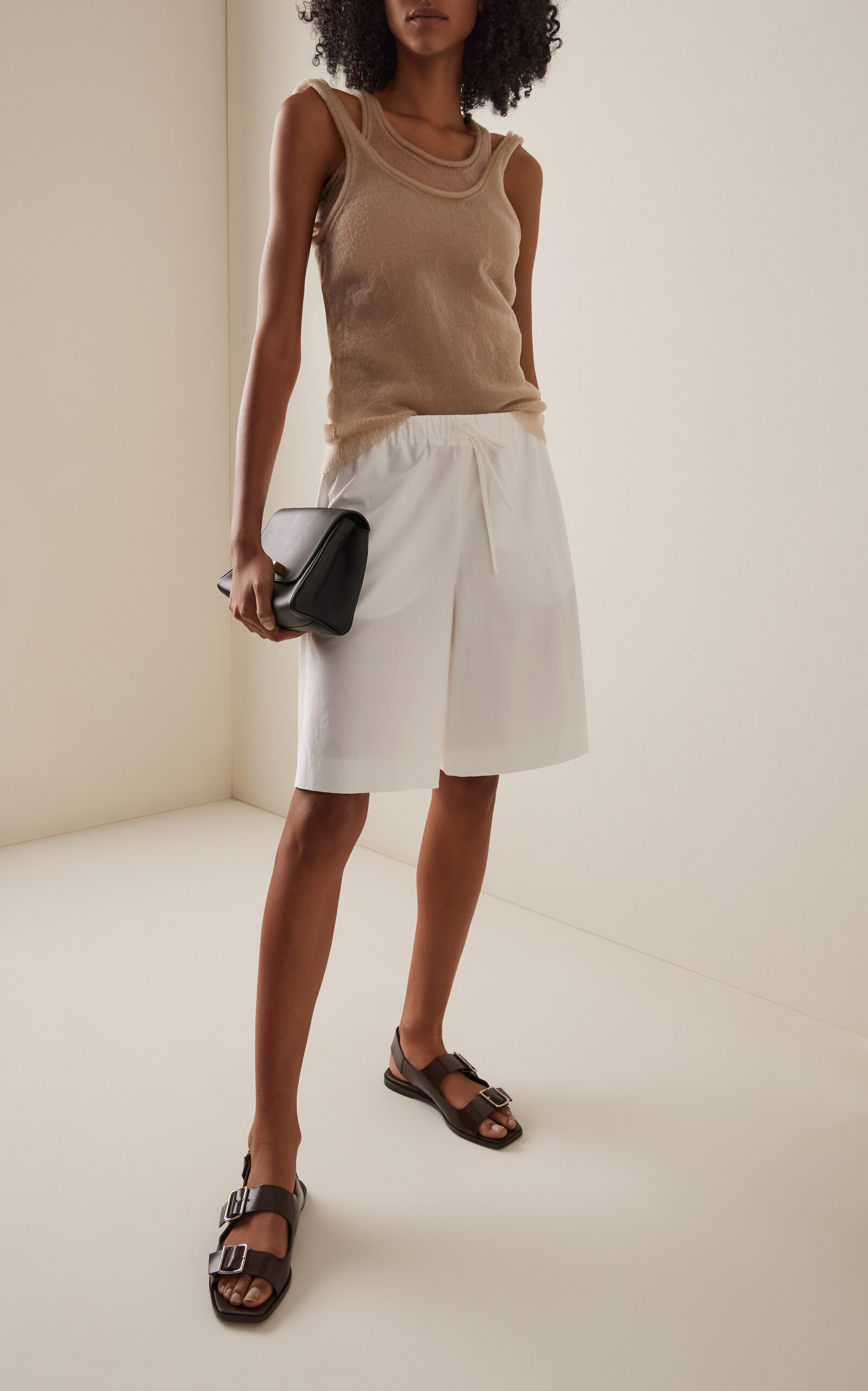 Film Layered Knit Tank Top neutral - 2