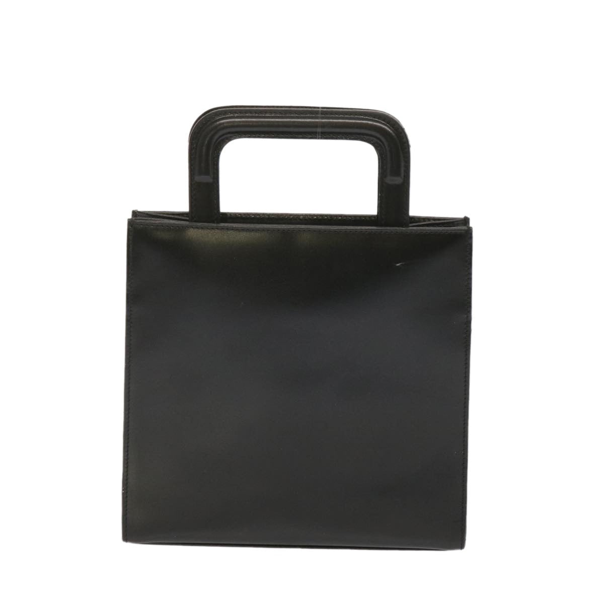 GUCCI Hand Bag Leather Black - 2