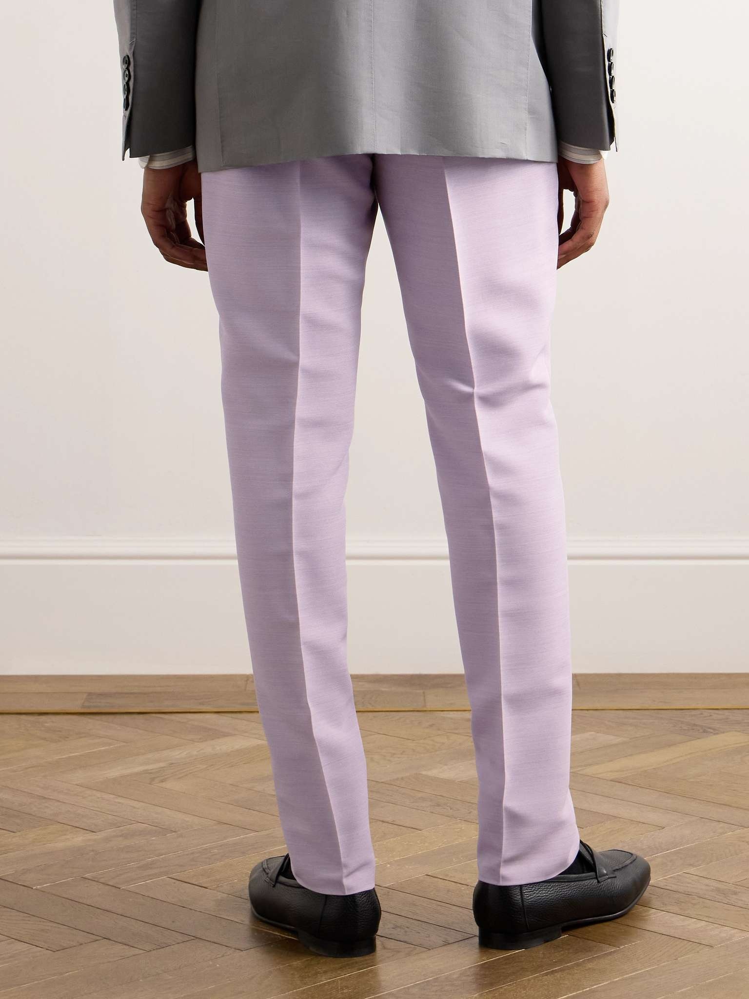 Straight-Leg Woven Suit Trousers - 4