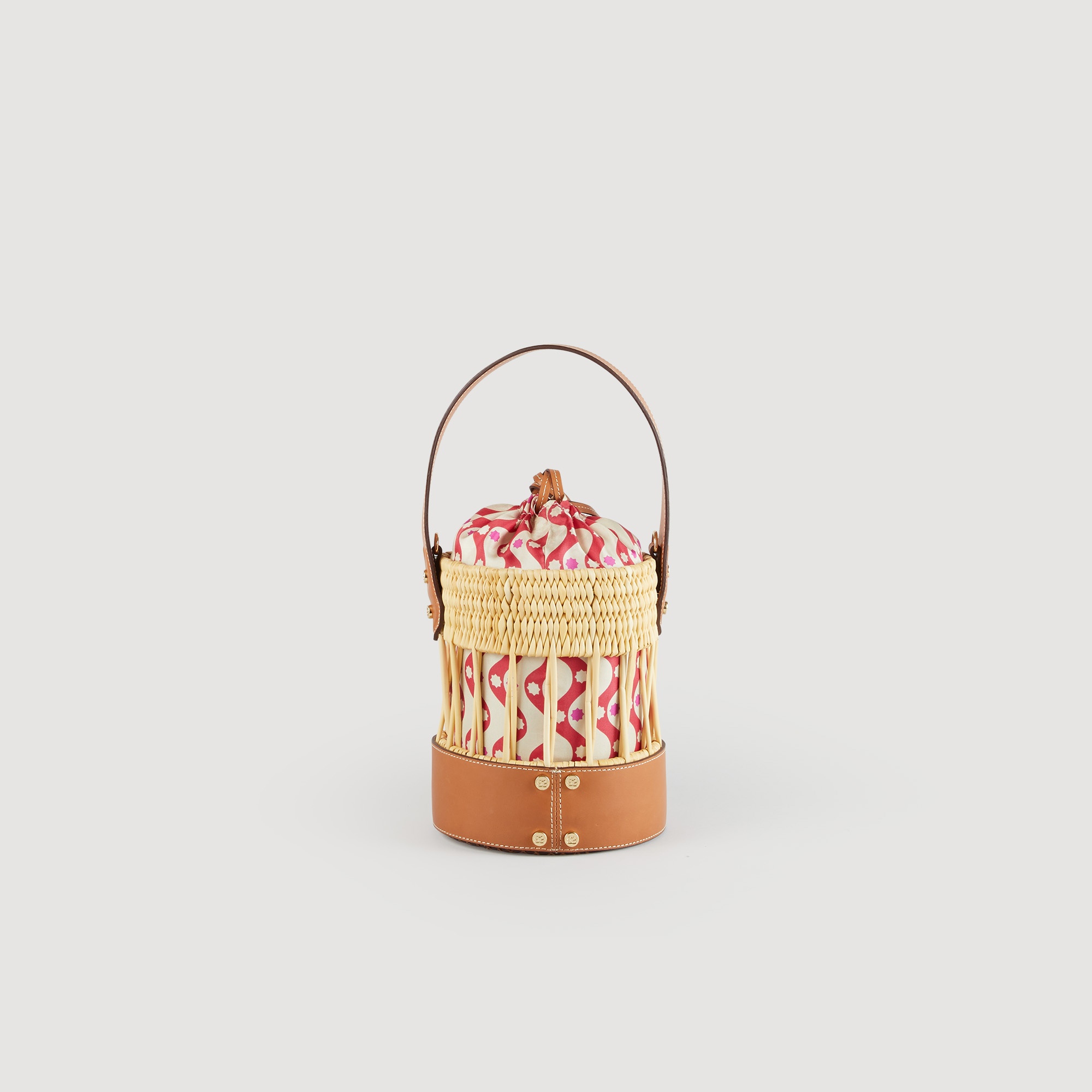 Raffia bucket bag - 4
