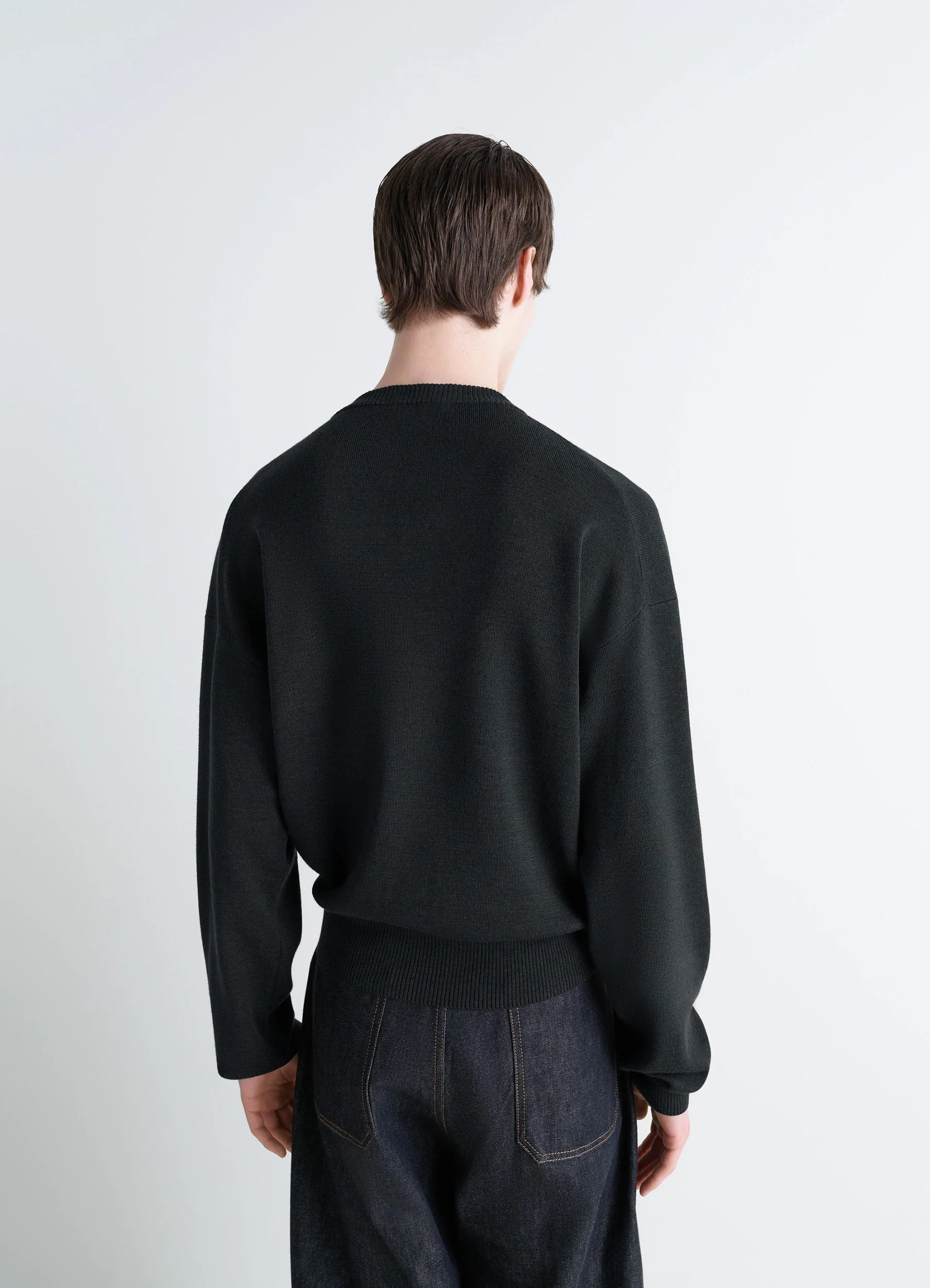 V NECK SWEATER - 5