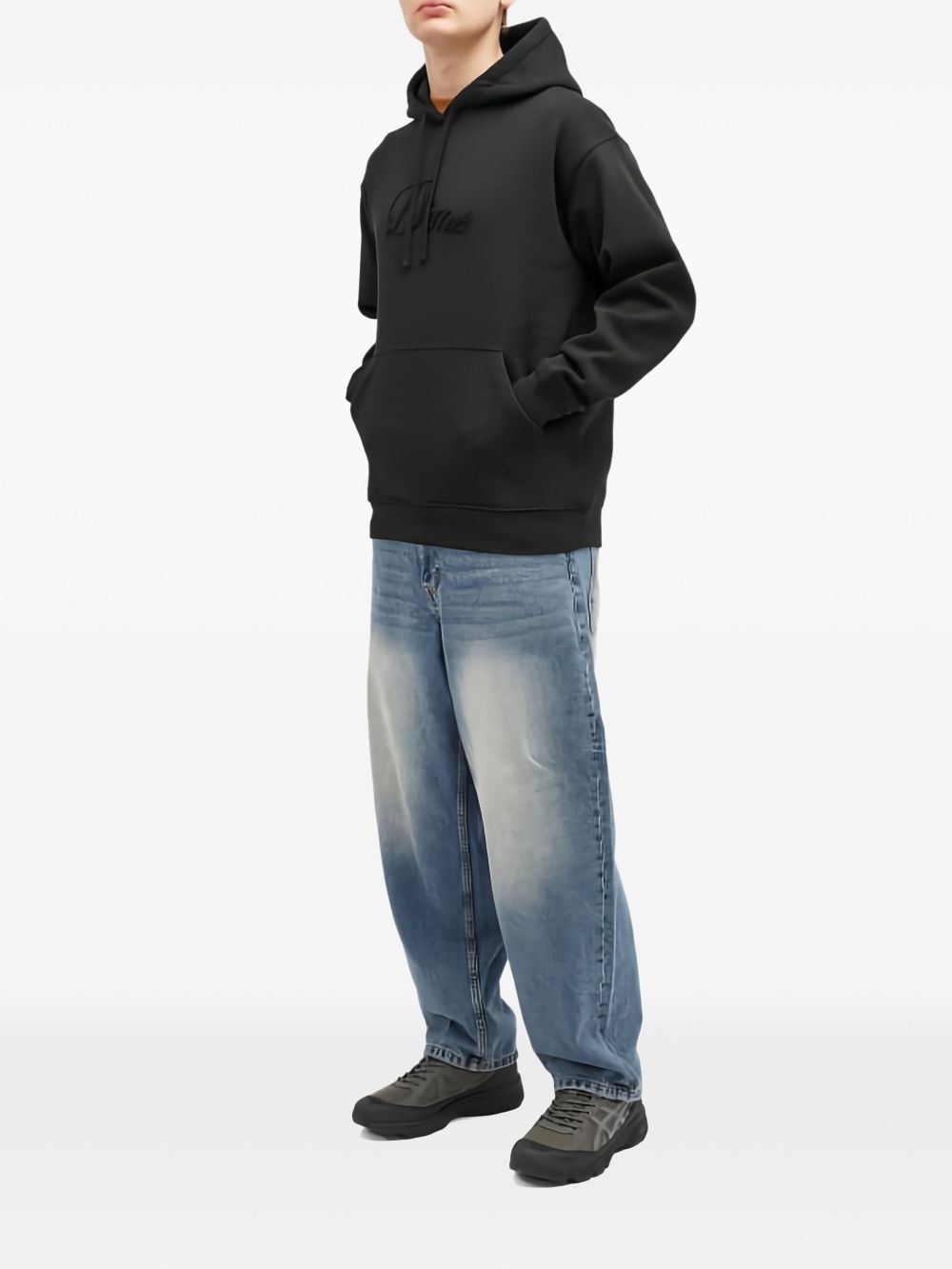 logo-print hoodie - 2