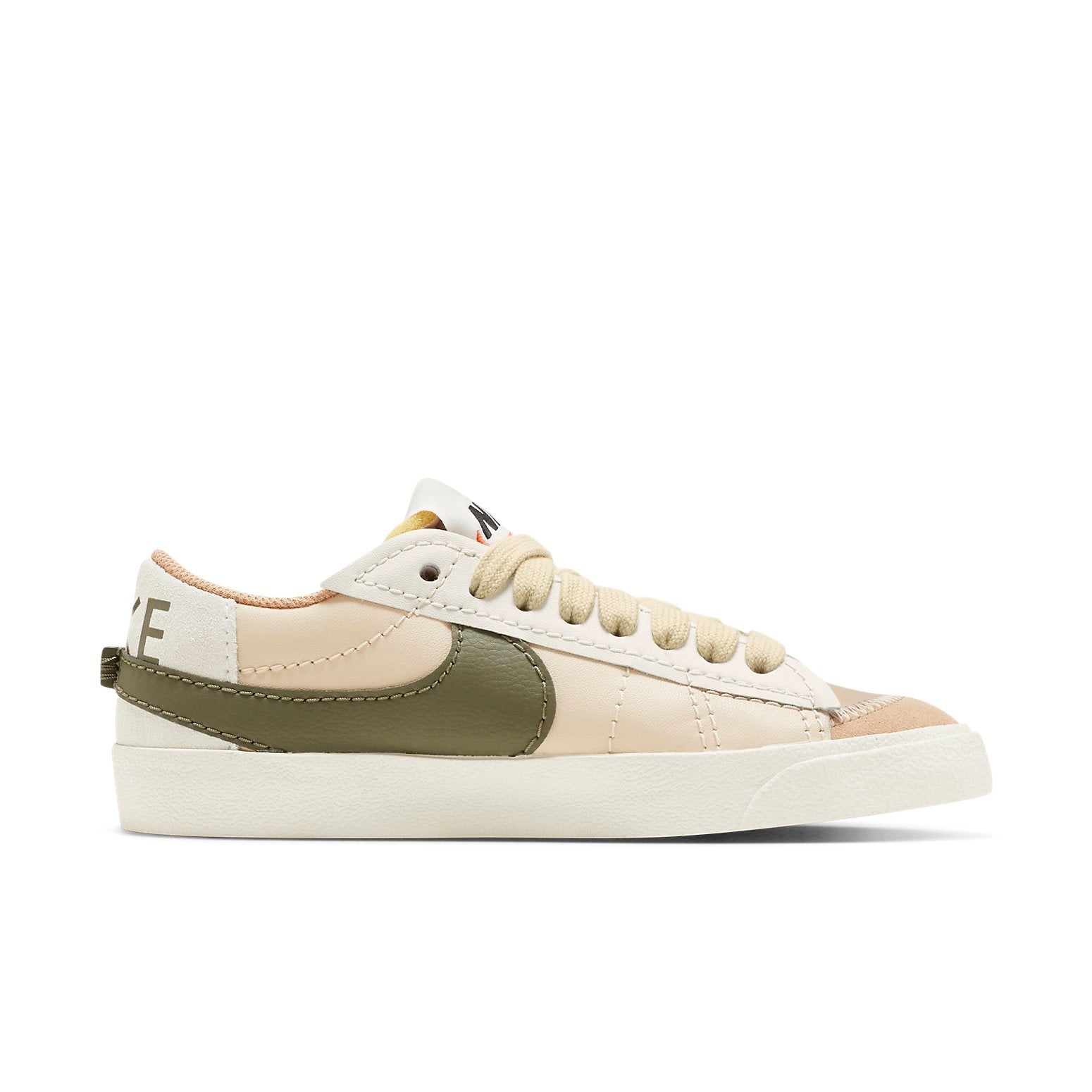 (WMNS) Nike Blazer Low '77 Jumbo 'Sand Drift Medium Olive' DQ1470-105 - 2