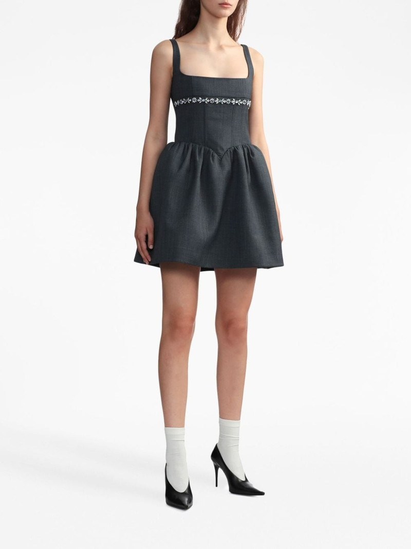 SHUSHU/TONG crystal-embellished A-line dress outlook