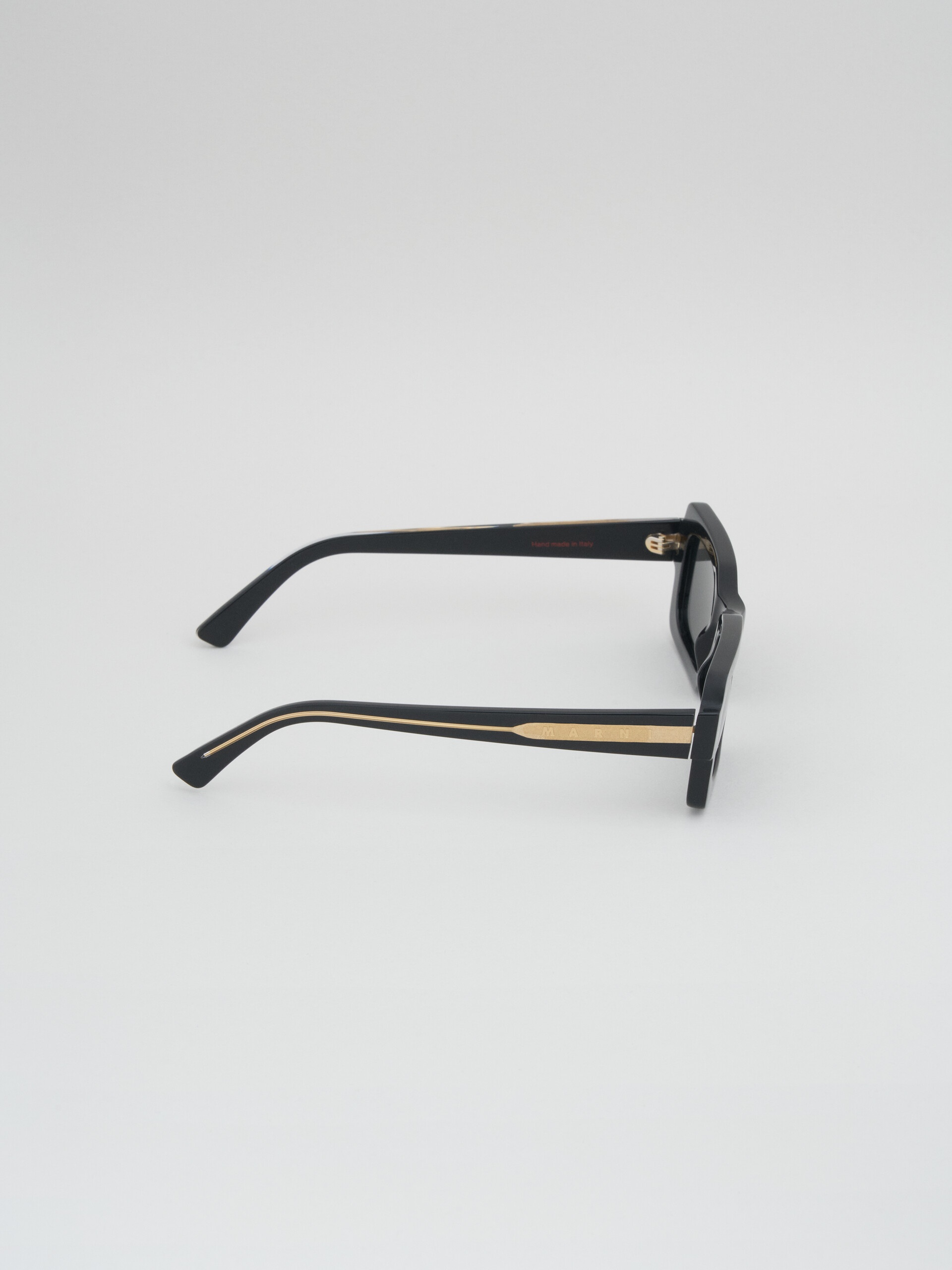 BLACK ACETATE LAKE VOSTOK SUNGLASSES - 3