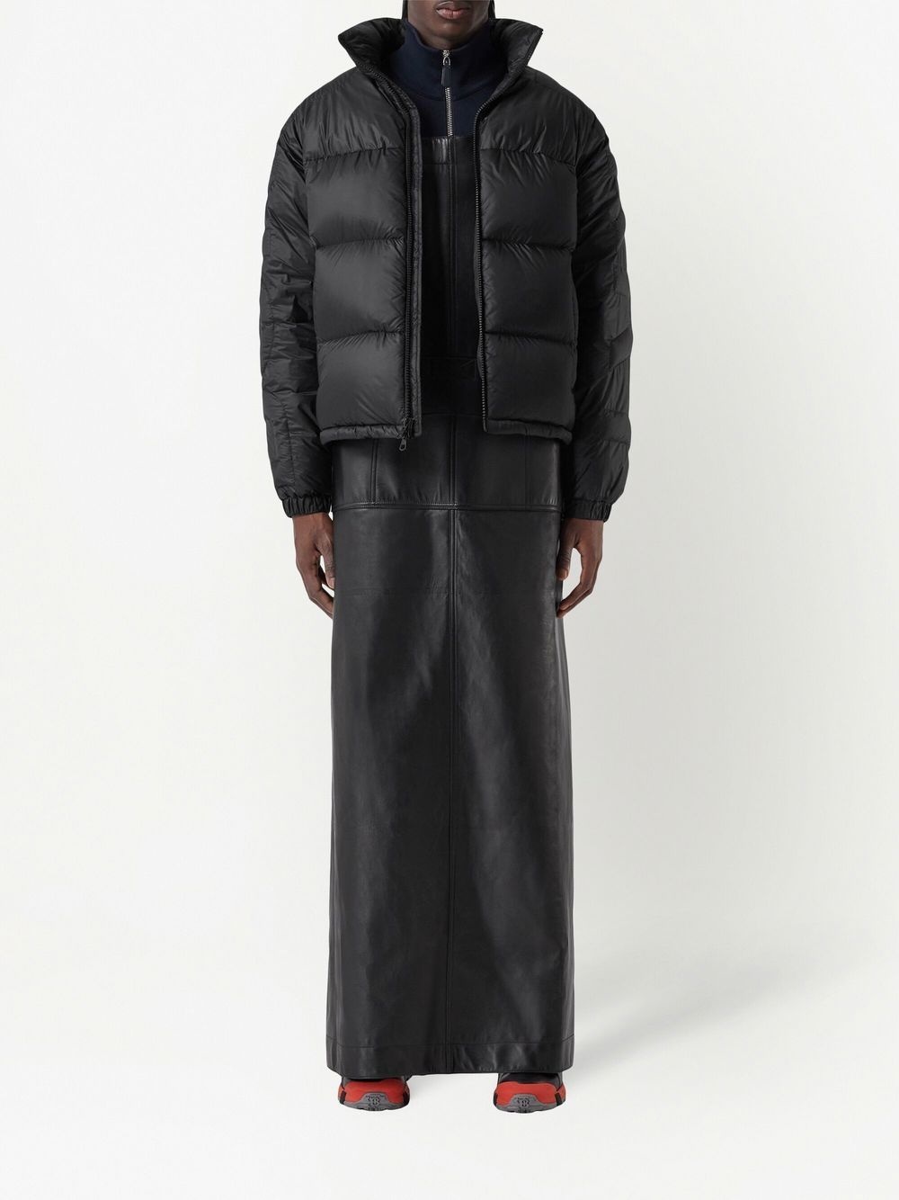 quilted zip-up jacket - 2