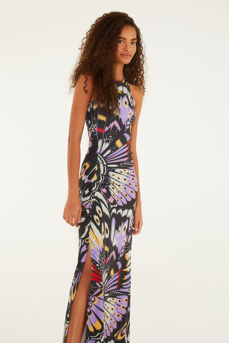 FARM RIO Colorfly Lilac Adidas Dress outlook