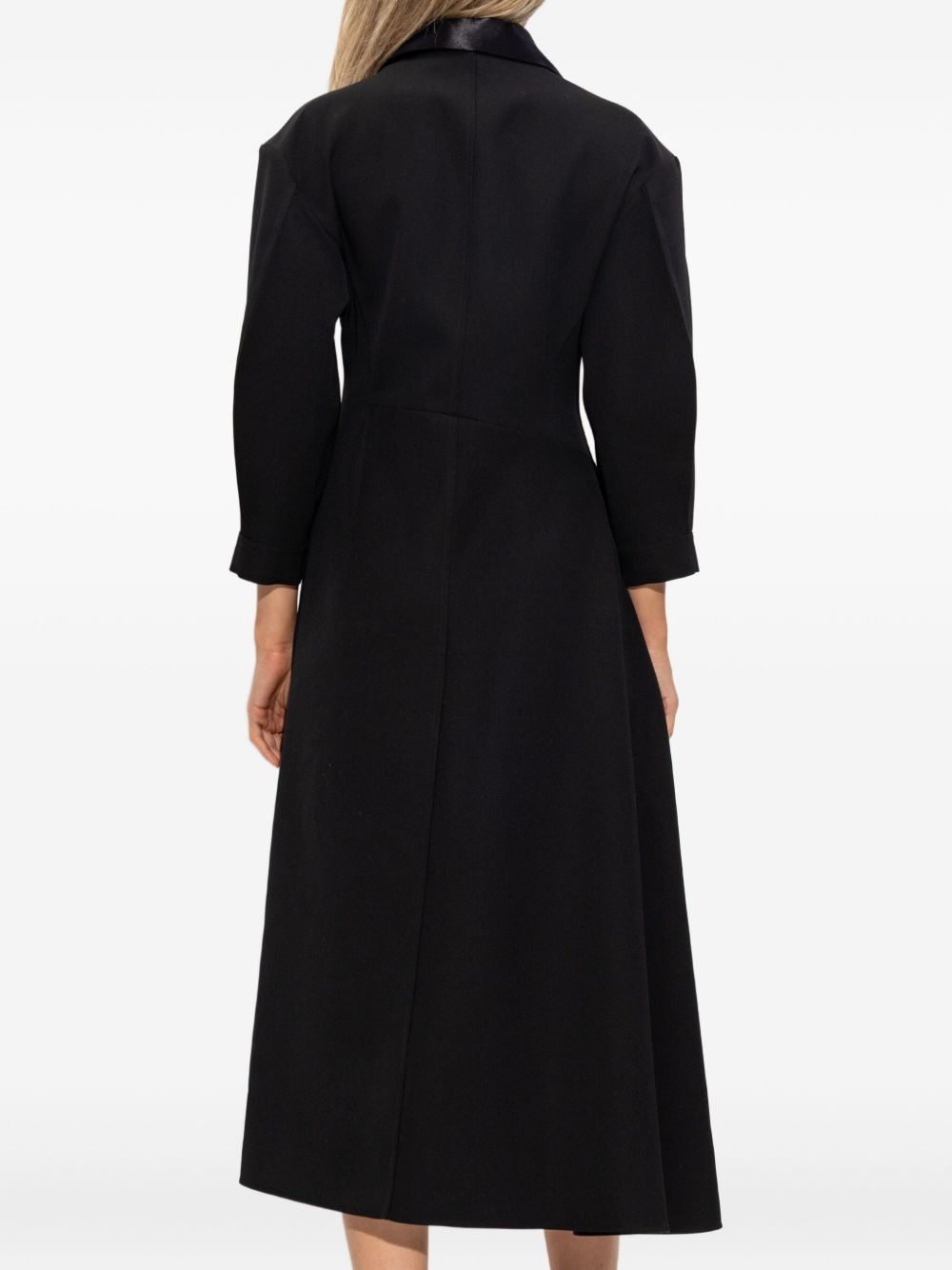 long-sleeves midi dress - 4