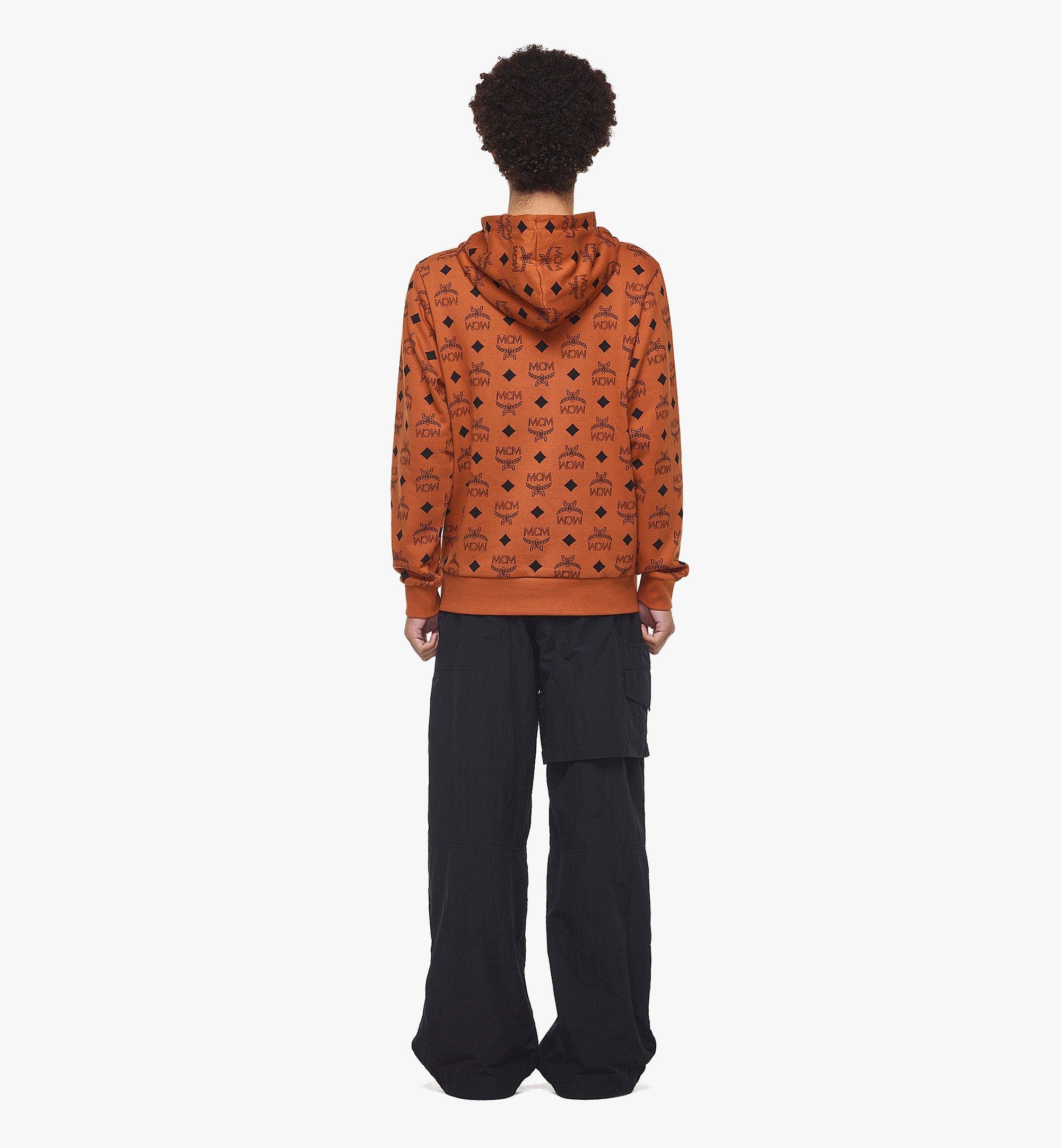 Maxi Monogram Print Hoodie in Organic Cotton - 5