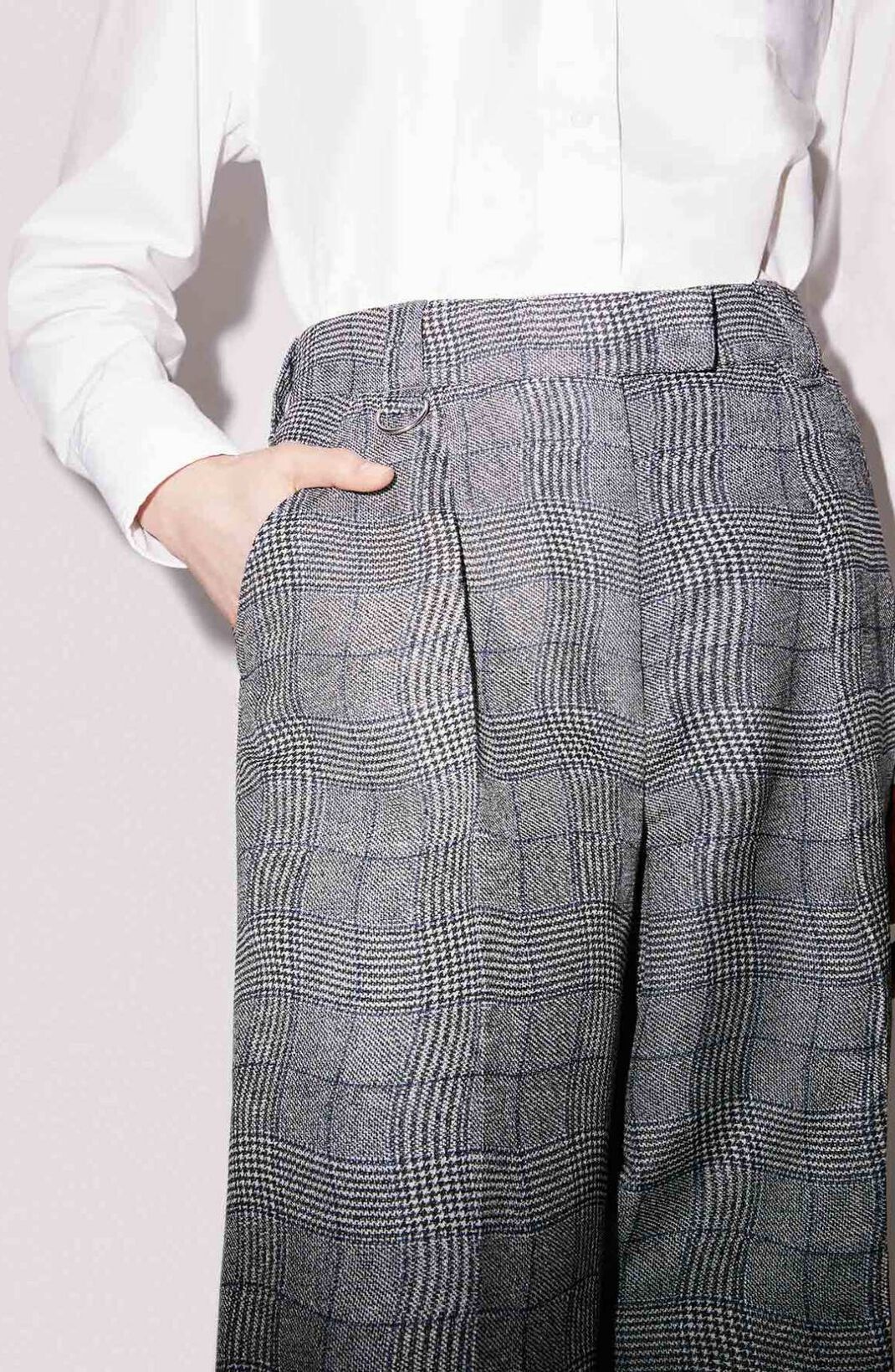 'Wavy Check' suit trousers - 6