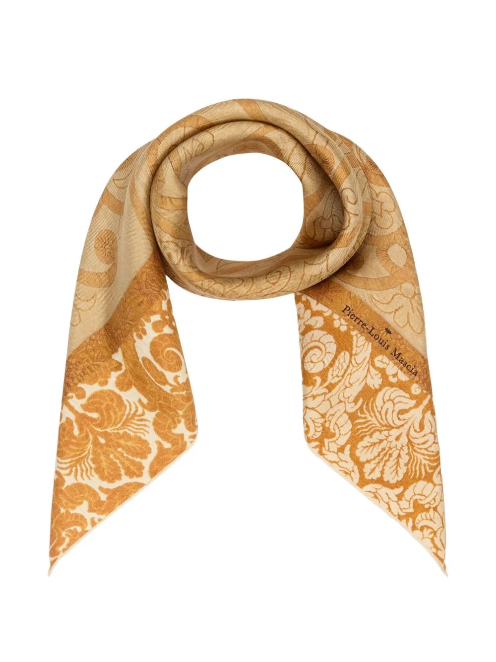 Aloeuw floral-print silk scarf - 1