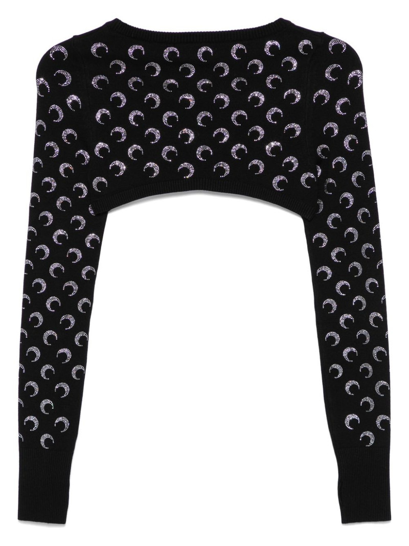 Marine Serre Moonogram-pattern sweater outlook