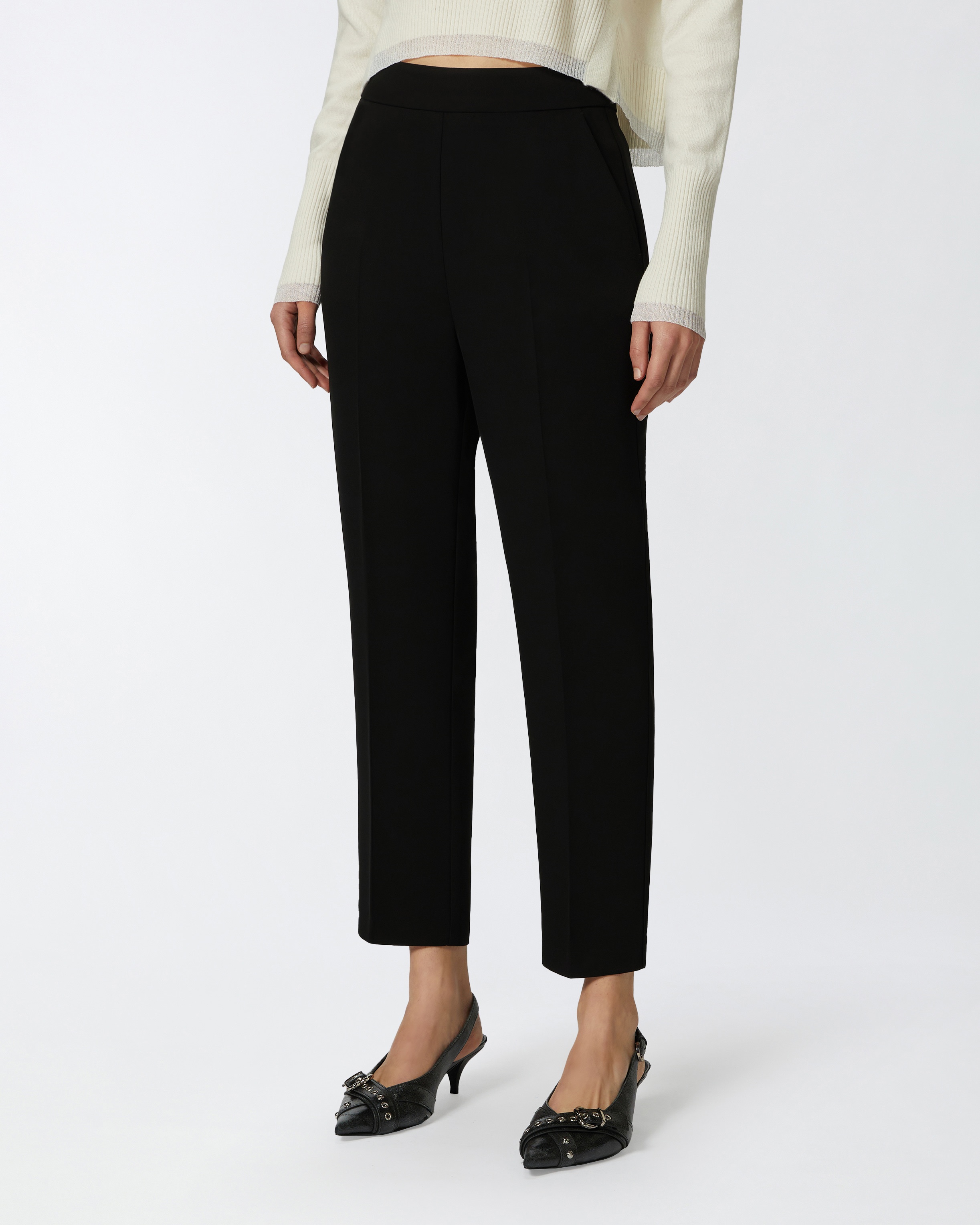 ELEGANT TECHNICAL FABRIC TROUSERS - 3