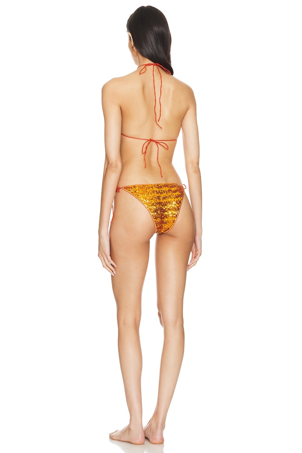 Paillettes Crossed Bikini - 3