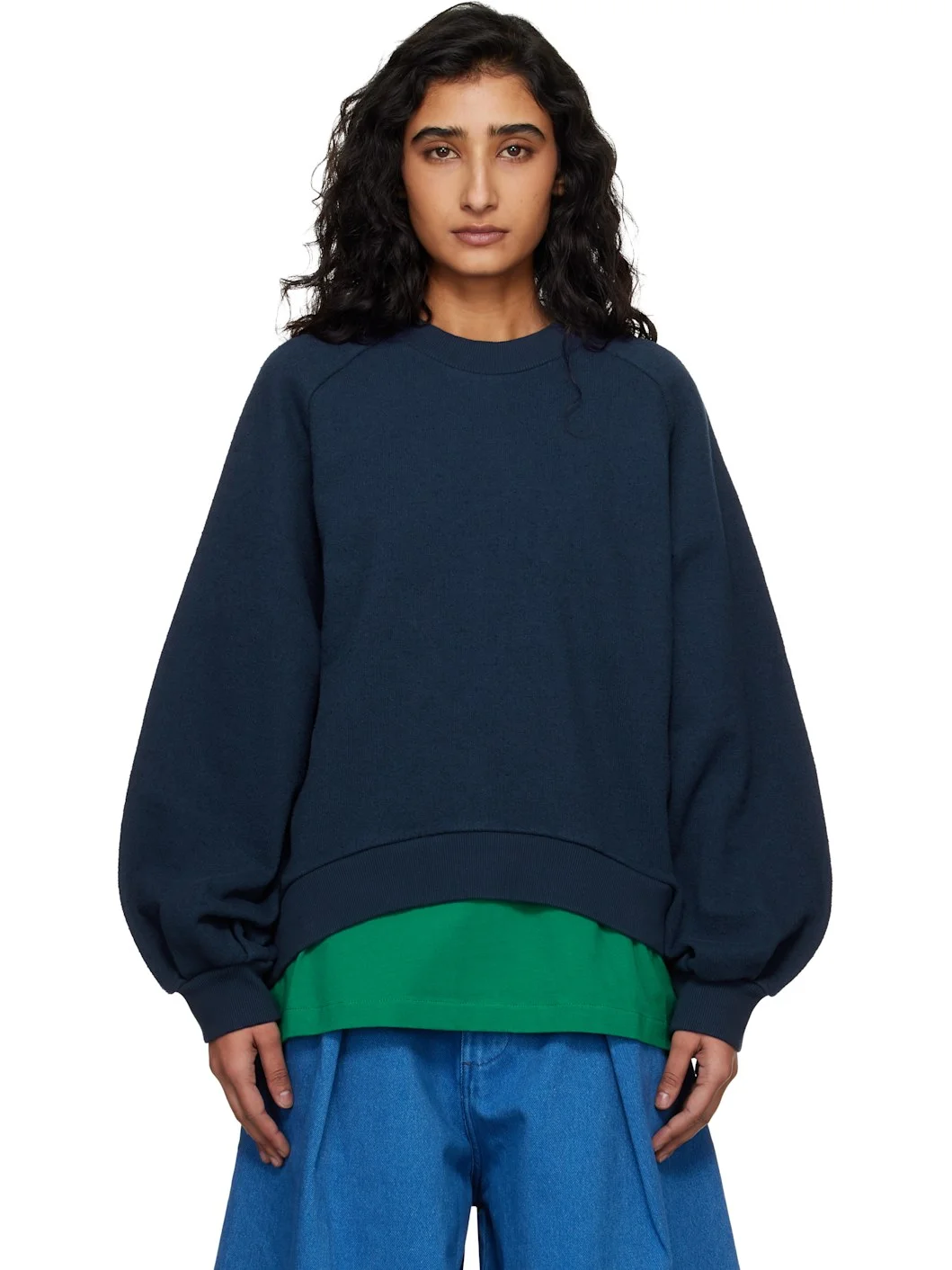 Navy Bellow Sweatshirt - 1