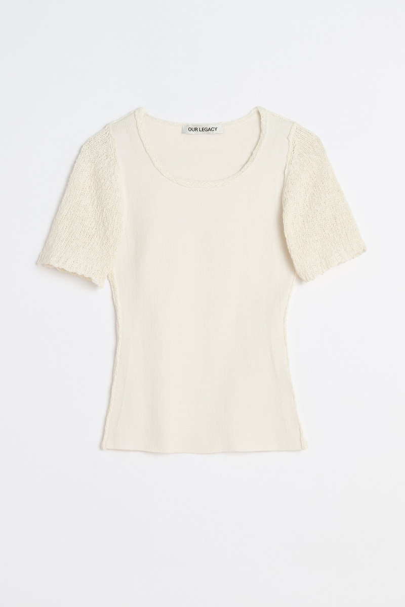 Inverse Roundneck Shortsleeve Bone Tech Cotton 1