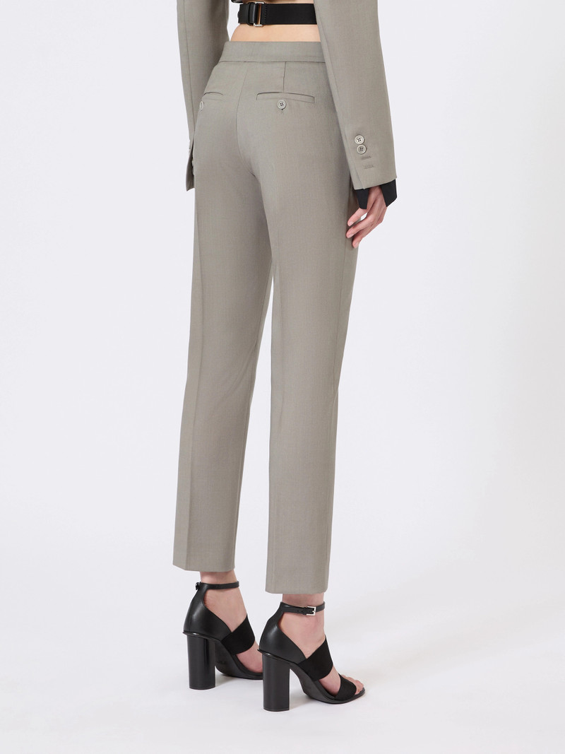 MELA Wool, mohair and silk slim-fit trousers - MEDIUM GREY 4