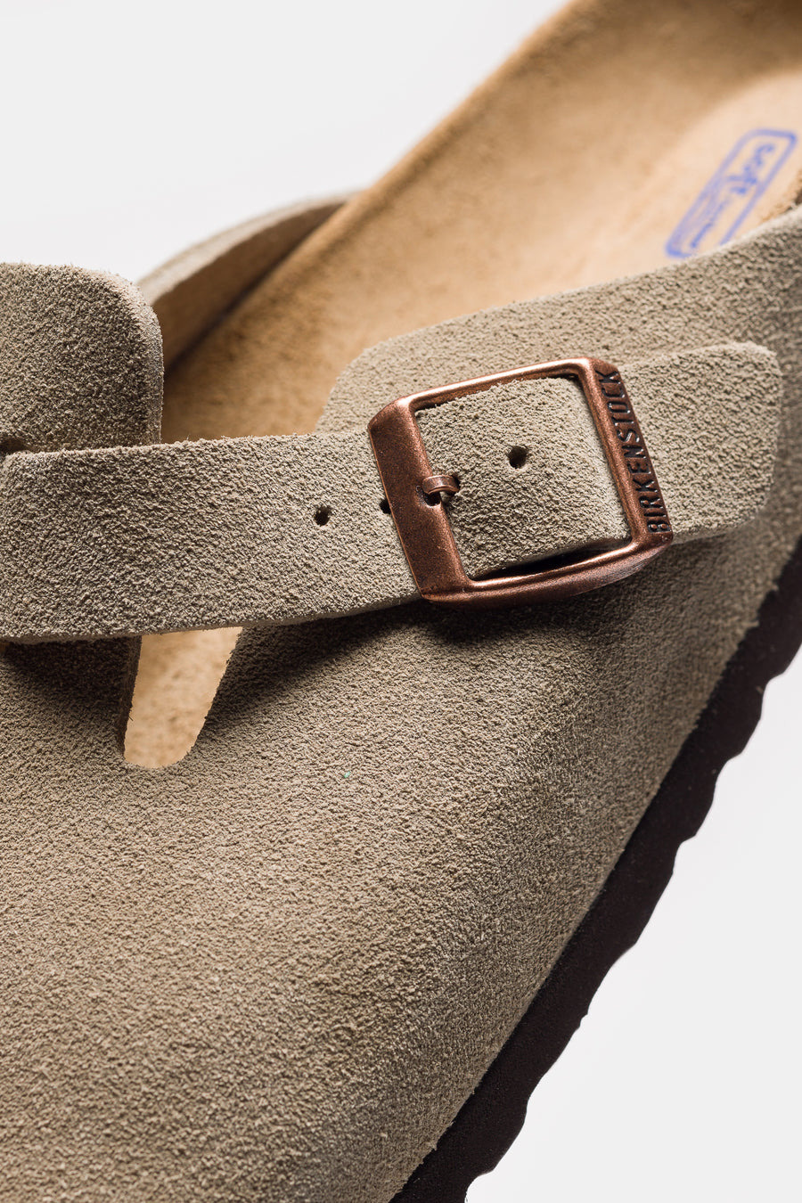 Boston Narrow Fit Mule in Taupe - 5