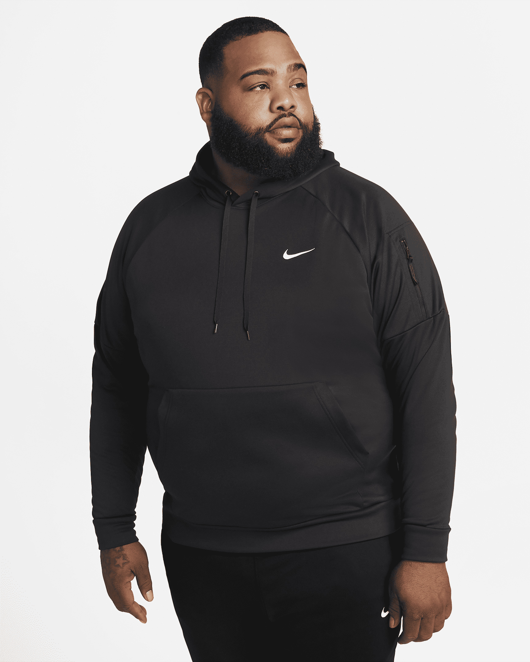 Nike Therma Men's Therma-FIT Hooded Fitness Pullover - 8