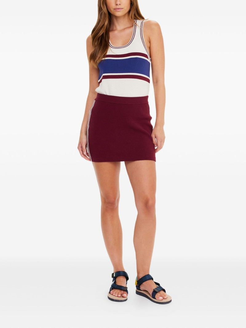 THE UPSIDE Adesa Zelma stripe knit mini skirt outlook