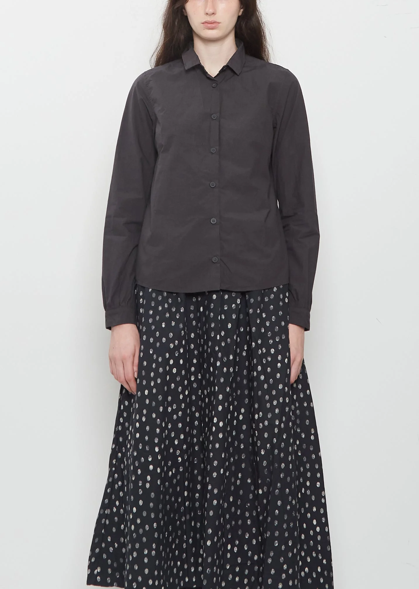 Tyrol Cotton Shirt — Asfalto - 1