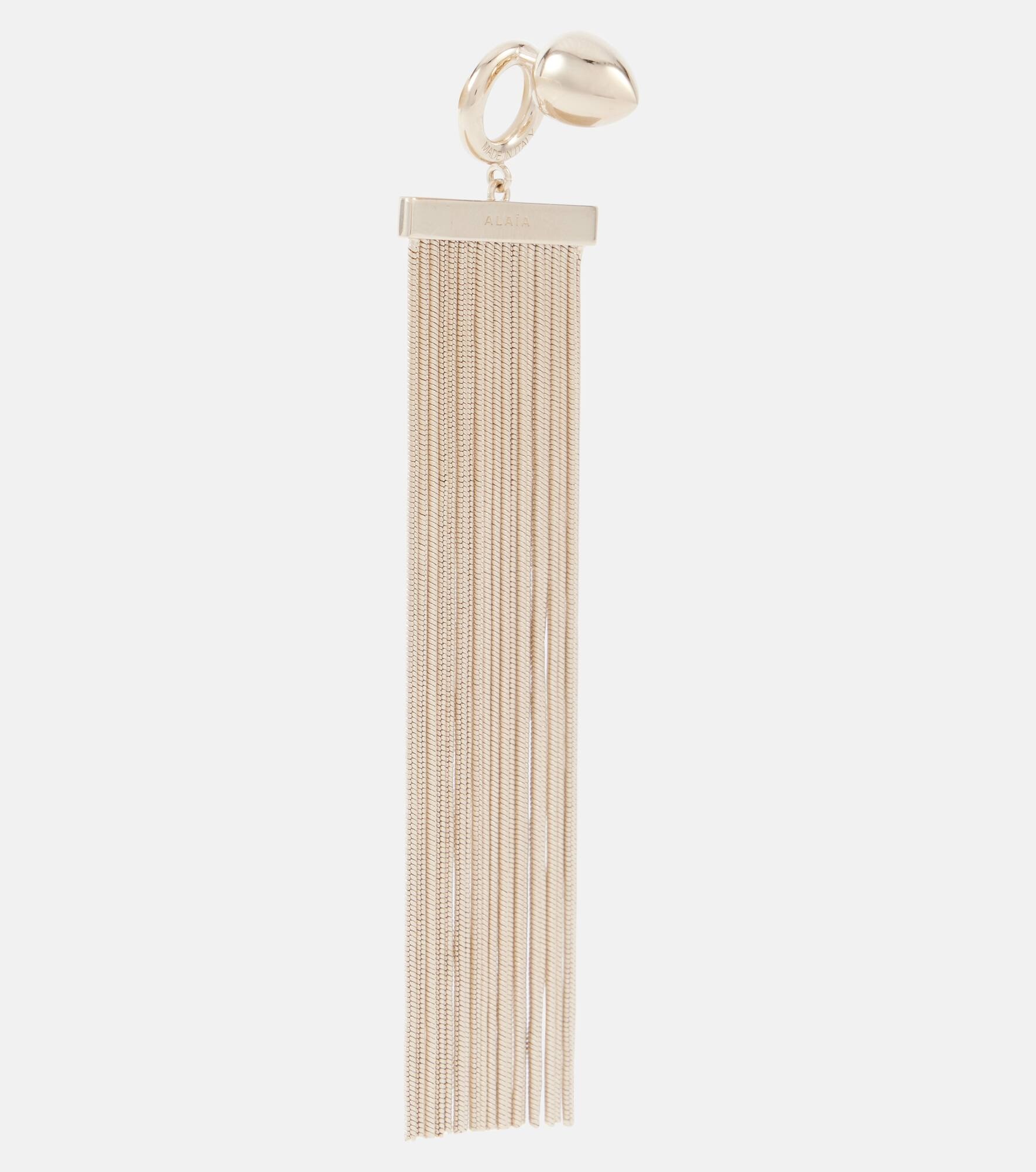 Clip-on drop earrings - 5