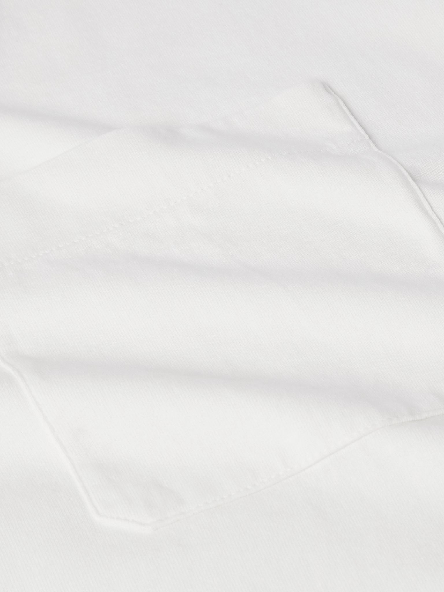Garment-Dyed Cotton-Jersey T-Shirt Cream - 4