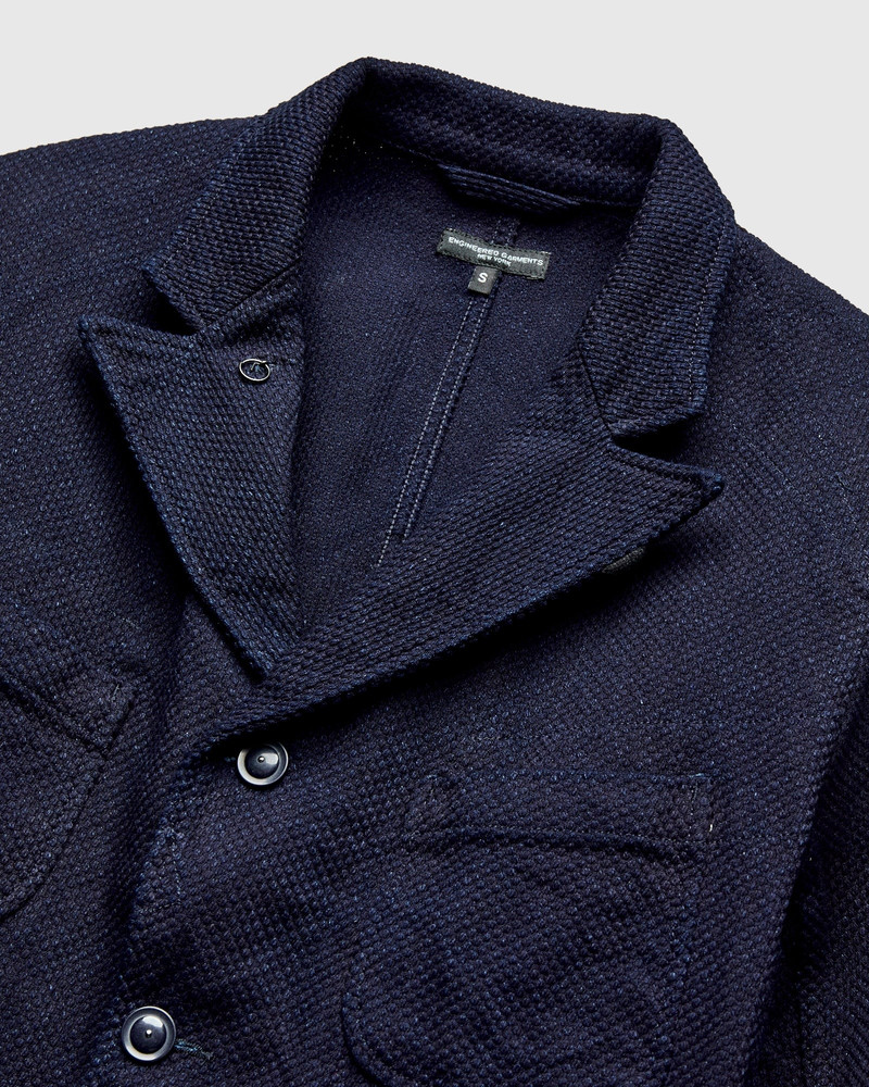 "No-Gi" Bedford Jacket in Indigo Heavyweight Sashiko 4