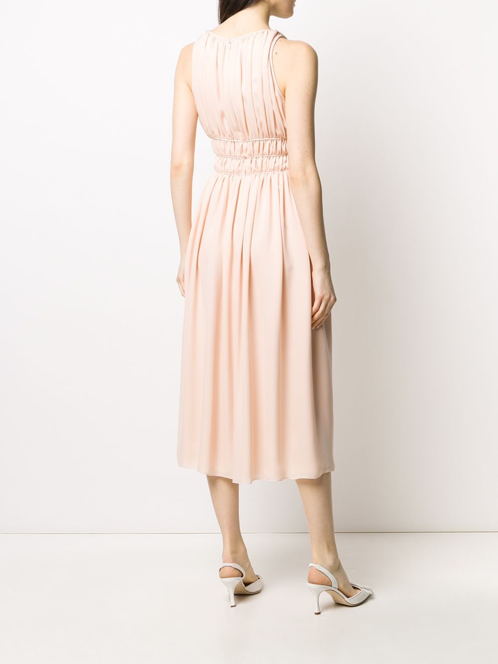 sleeveless midi dress - 4