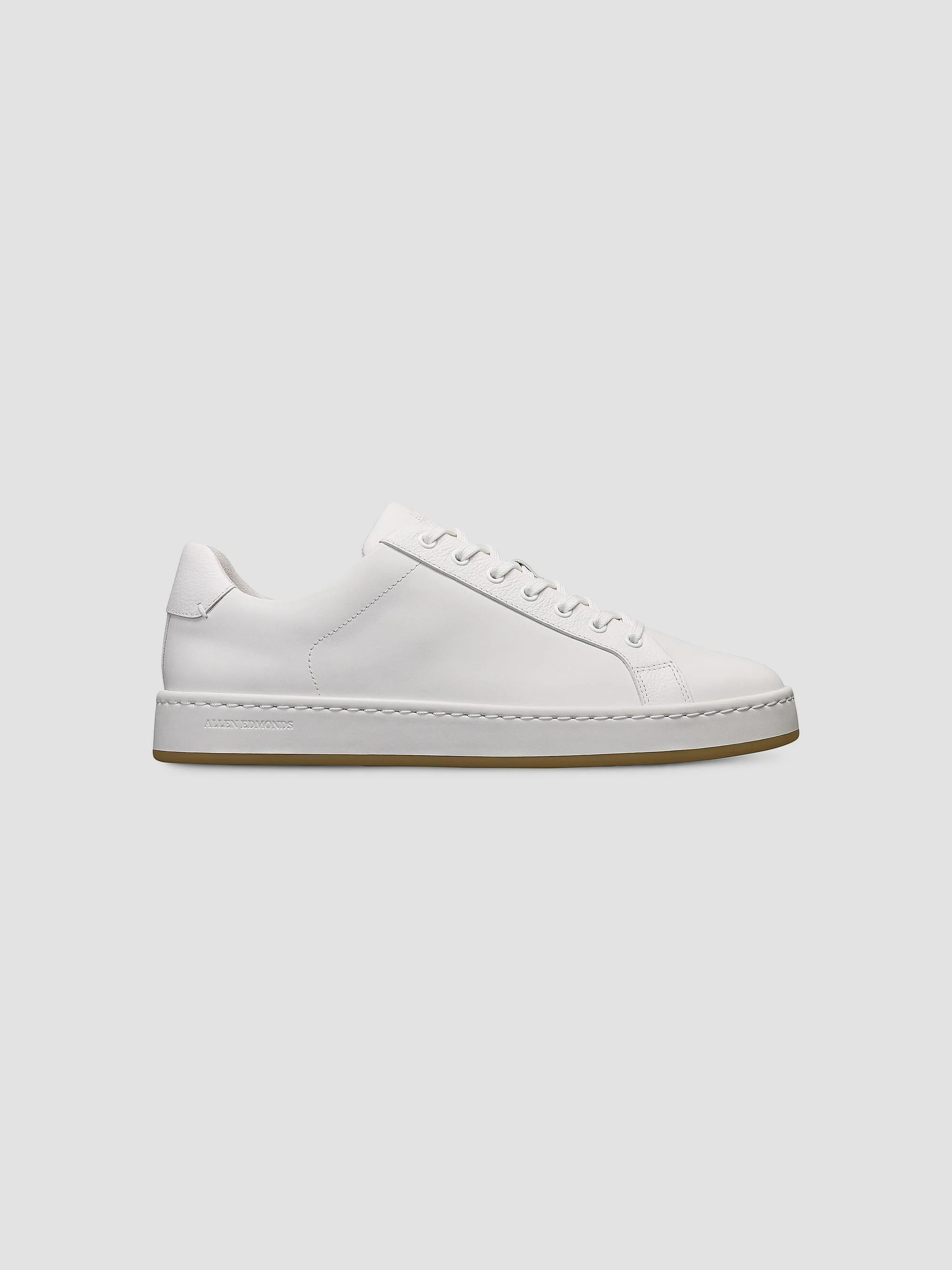 Men's Barnes Leather Low-Top Sneakers - White - 1