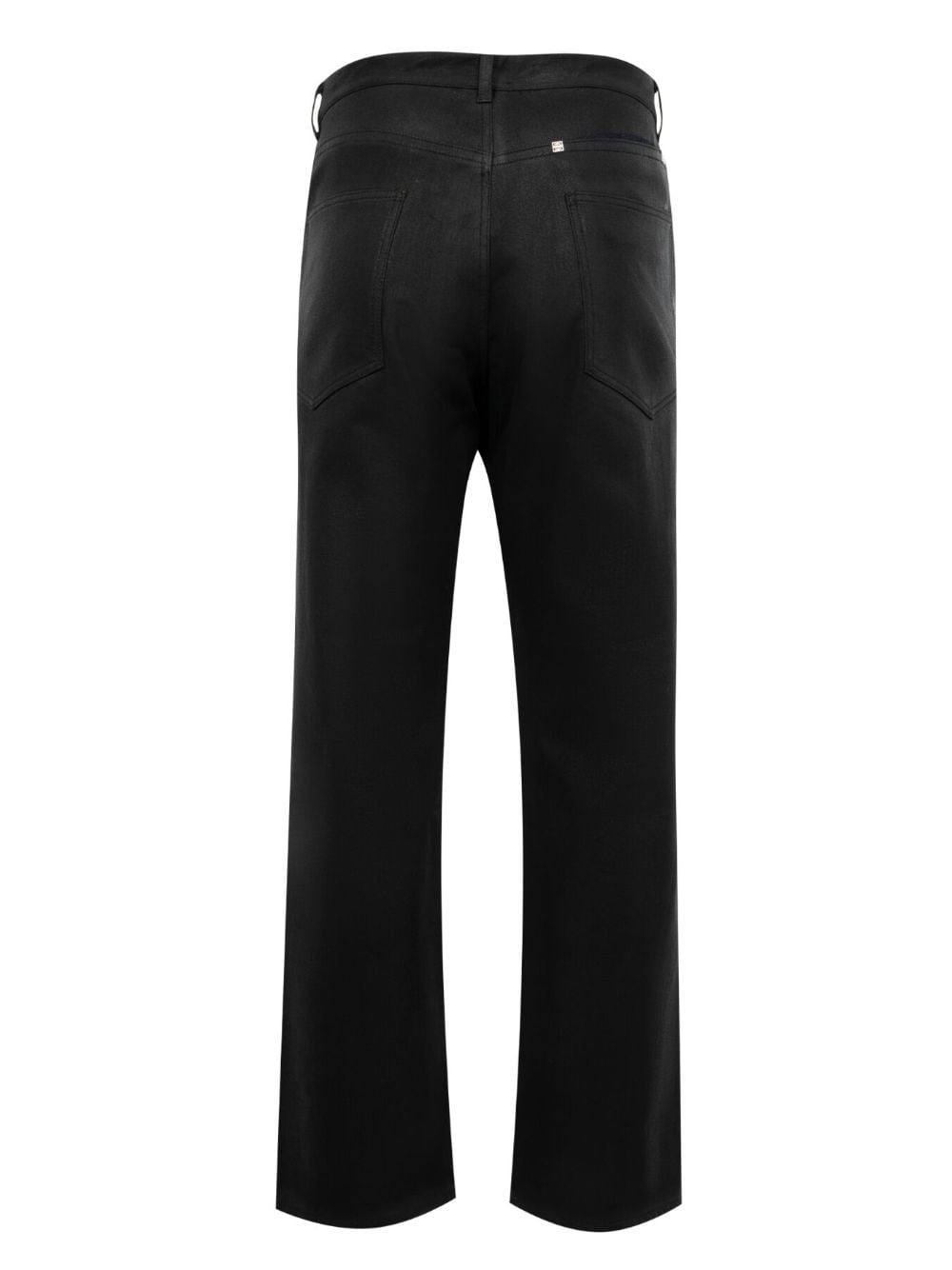 logo-tag straight-leg trousers - 2